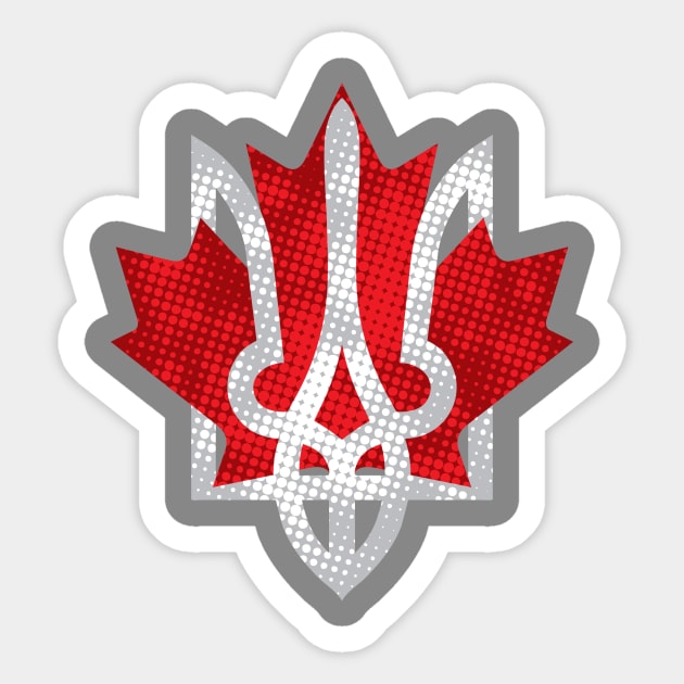 Canada - Ukraine Sticker by goldengallery